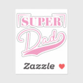 Sticker Super papa (Feuille)
