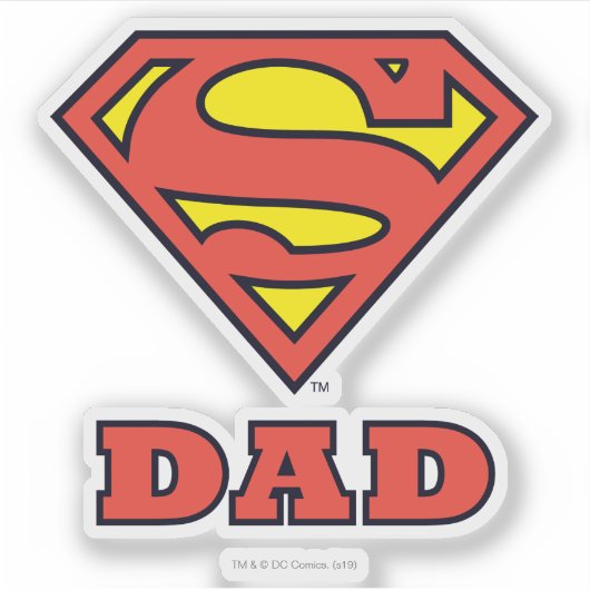 Sticker Super papa (Devant)