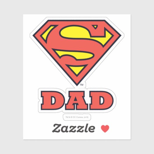 Sticker Super papa (Feuille)