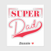 Sticker Super papa (Feuille)