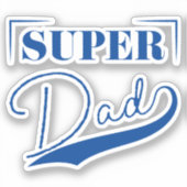 Sticker Super papa (Recto)