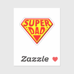 Sticker Super Papa - Bonne Fête des Pères