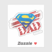 Sticker Super Papa Stripes (Feuille)