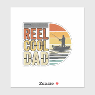 Sticker Super Papa T-shirt vintage pêche Design_1