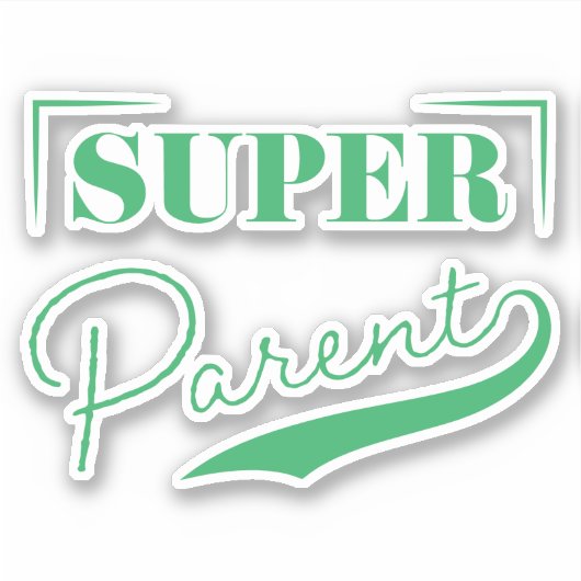 Sticker Super parent (Devant)