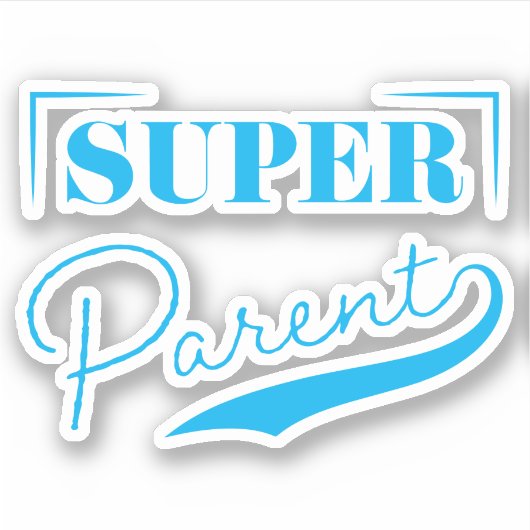 Sticker Super parent (Devant)