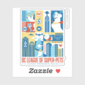 Sticker Super Powered Pack Art Déco Metropolis (Feuille)