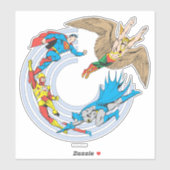 Sticker Super Powers™ Volant En Cercle (Feuille)