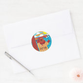 Sticker super rond ours (Enveloppe)