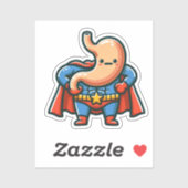 Sticker Super Stomach (Feuille)