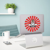 Sticker Super Weirdo (Ordinateur portable sur le bureau)