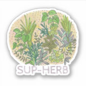 Sticker Superbe Herbe Garden (Devant)