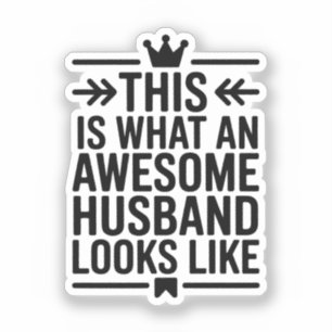 Sticker Superbe Mari Typographie Minimaliste