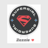 Sticker Supergirl Age of Heroes Circle S-Shield (Feuille)