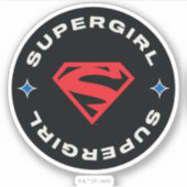 Sticker Supergirl Age of Heroes Circle S-Shield (Devant)