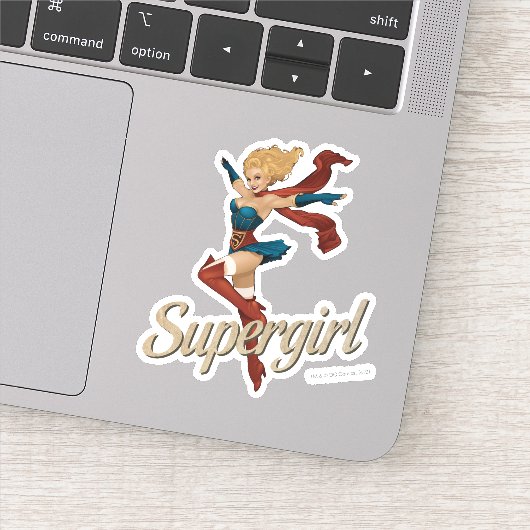 Sticker Supergirl Bombshell (Détail)