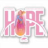 Sticker Supergirl Espoir (Devant)