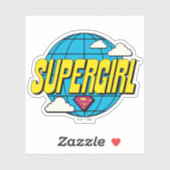 Sticker Supergirl Graphique Pop Global (Feuille)