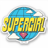 Sticker Supergirl Graphique Pop Global (Devant)