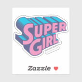 Sticker Supergirl J-pop 10 (Feuille)
