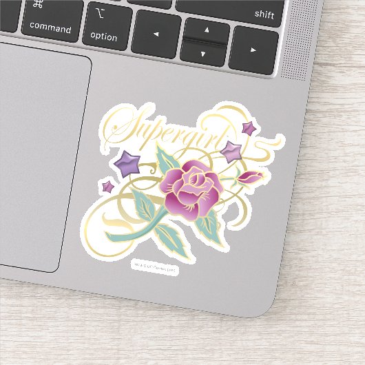 Sticker Supergirl Rose (Détail)