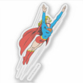 Sticker Supergirl s'enfonce haut (Devant)