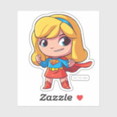Sticker Supergirl "The Future Is Female" (Feuille)
