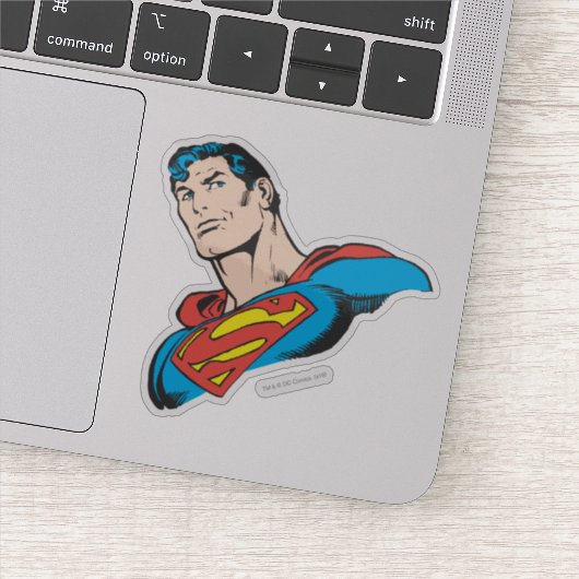 Sticker Superman Bust Smirk (Détail)