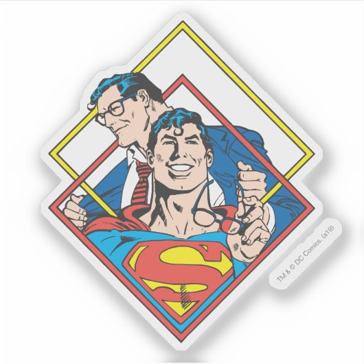 Sticker Superman/Clark Kent (Devant)