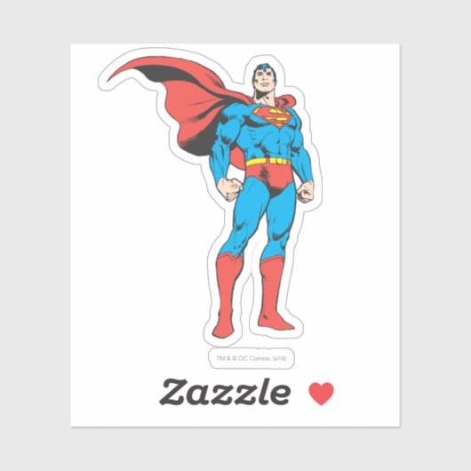 Sticker Superman Debout (Feuille)
