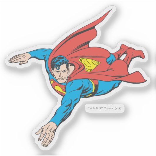 Sticker Superman Dives Left (Devant)