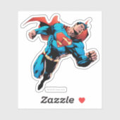 Sticker Superman en costume (Feuille)