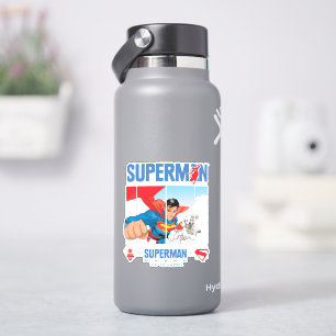 Sticker Superman et Krypto prennent l'avion