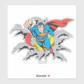 Sticker Superman Tears Thru (Feuille)