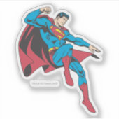 Sticker Superman volant à l'envers (Devant)