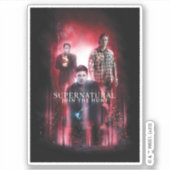 Sticker Supernatural Crowley, Dean et Sam (Devant)
