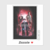 Sticker Supernatural Crowley, Dean et Sam (Feuille)