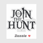 Sticker Supernatural "Join the Hunt" (Feuille)