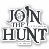 Sticker Supernatural "Join the Hunt" (Devant)