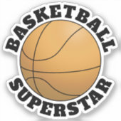 Sticker Superstar de Basket-ball (Recto)