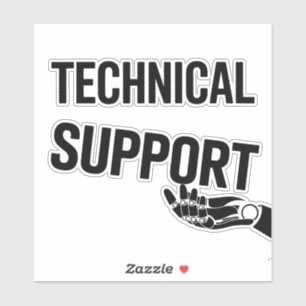 STICKER SUPPORT TECHNIQUE