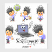 Sticker Support technique (Feuille)