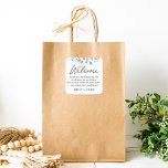 Sticker sur mesure pour Mariage de verdure<br><div class="desc">My Greenery Mariage Welcome Bag Custom Sticker rendra l'événement que vous planifiez parfait. Customisez avec vos noms et copiez pour un cadeau personnalisé que vos invités aimeront.</div>