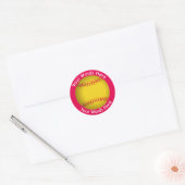 Sticker sur mesure Softball (Enveloppe)