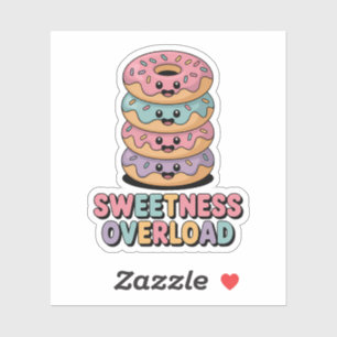 Sticker Surcharge de sucrerie Enfants Donut