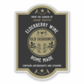 Sticker Sureau fait maison personnalisé (Devant)