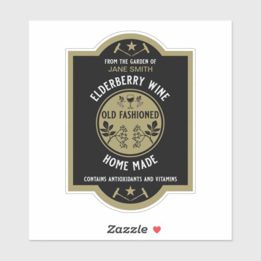 Sticker Sureau fait maison personnalisé (Feuille)