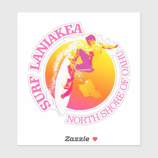 Sticker Surf Laniakea (Feuille)