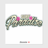 Sticker Surf Paradise (Feuille)