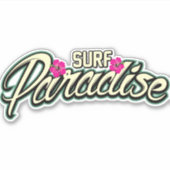 Sticker Surf Paradise (Devant)